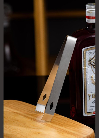 Щипцы для льда из нержавеющей стали 16,4 см Серебристый (С051369) ТМ (342122381)