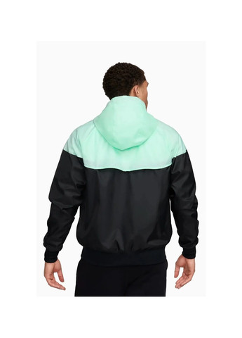 Чорна вітровка чоловіча cfc mnsw spe black/turquoise Nike