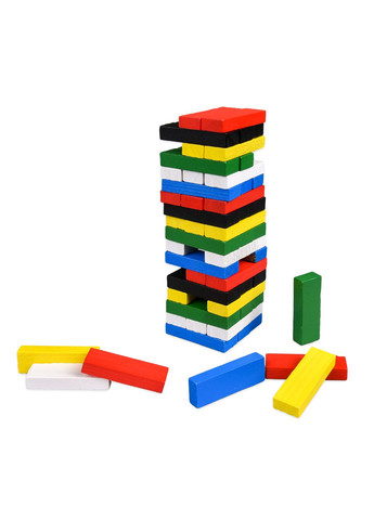 Настільна гра TOWER MINI компактна гра для дітей від 5 років балансування дерев'яних брусків Strateg (369759870)