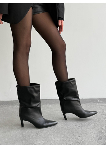 Черные демисезонная демисезонные ботильоны No Brand