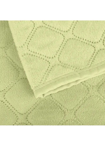Двоспальне велюрове покривало 180*240 см гіпоалергенне Салатове (24210180240) ТЕП (364503604)