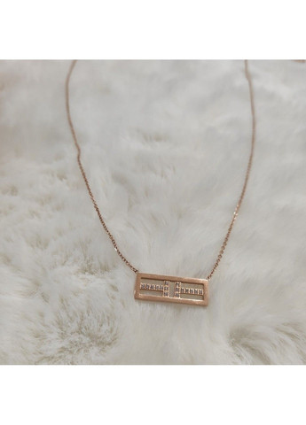 Жіноча підвіска з позолотою із нержавіючої медичної сталі PSw-058 No Brand (299340242)