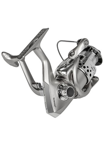 Катушка рыболовная безынерционная SC 3000 для спиннинга Серебристый Yumoshi (350349421)