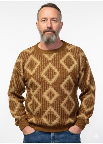 Коричневый зимний свитер Fashion Club