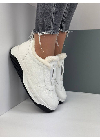 493 Кросовки Зимние Кожаные Белые утепленные Yimeili белые зима (367960218)