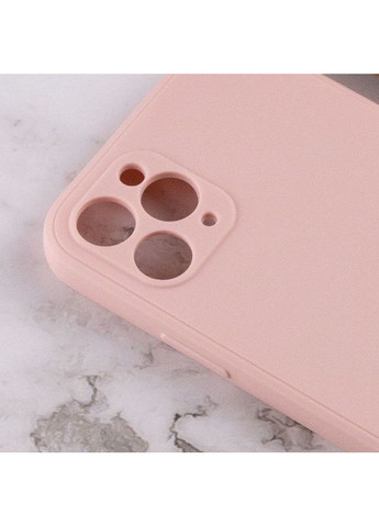 Силиконовый чехол Candy Full Camera для Apple iPhone 11 Pro Max (6.5") Розовый Epik (372164176)