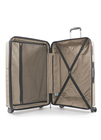 Набір валіз Франція (L M S-3шт) поліпропілен беж./ 39403 Snowball (324801729)