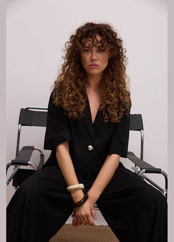 Літній лляний жакет з короткими рукавами Arjen (336432965)