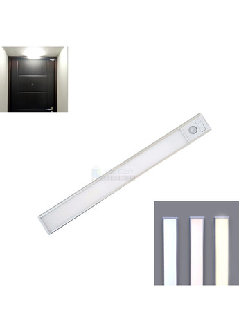 Портативный светильник с датчиком движения и освещенности, встроенный аккумулятор, магнит, 3 отттенка (30 см) UKC (366298207)