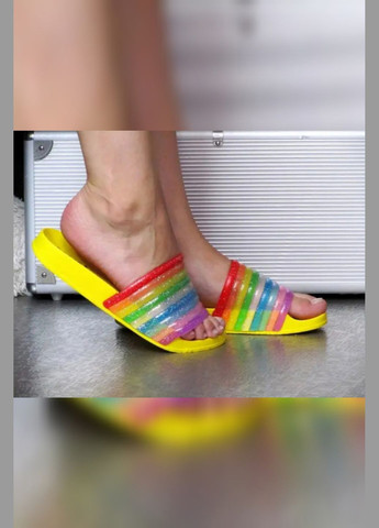 Желтые шлепанцы желтые женские резиновые летние Progress