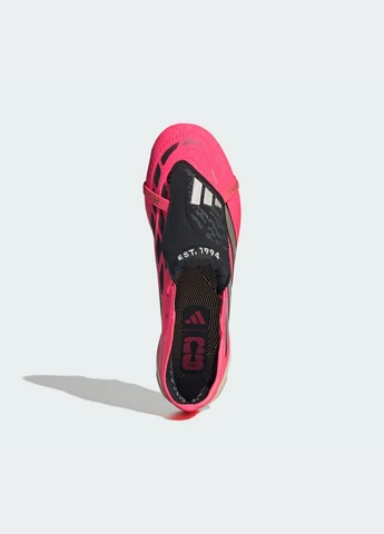 Розовые летние бутсы predator elite fold-over tongue firm ground football adidas