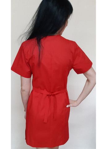 Жіночий медичний халат Оксана кольорова бавовна короткий рукав 46, No Brand (361359880)