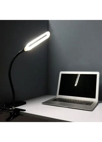 Настольная LED лампа на прищепке, от USB, Berger 1043-TL-10 Black / Светодиодная лампа с гибкой ножкой Esonstyle (369149660)