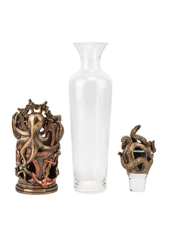 Статуетка пляшка Восьминіг 1 л 40х9 см 76592 Veronese (368768517)