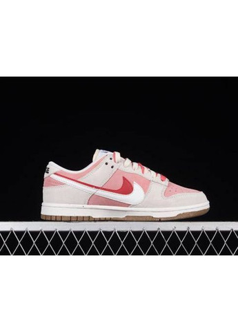Розовые демисезонные кроссовки мужские nike sb dunk low se 85 double swoosh pink rabbit найк сб данк No Brand