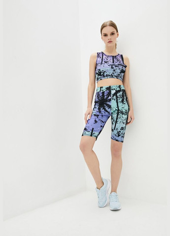 Спортивный топ без рукавов c принтом "Тропик" размер M дайвинг 4PROFI (303282974)