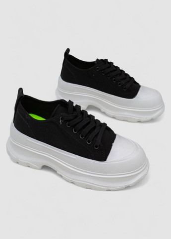 Кросівки жіночі, колір світло-бежевий, 248RCX416 Fashion чорно-білі всесезони (311951433)