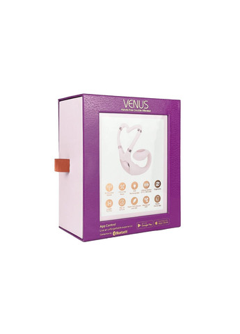Смарт-вибратор для пар Venus + APP, двойной, можно носить под одеждой, 10 режимов Adrien Lastic (335387698)