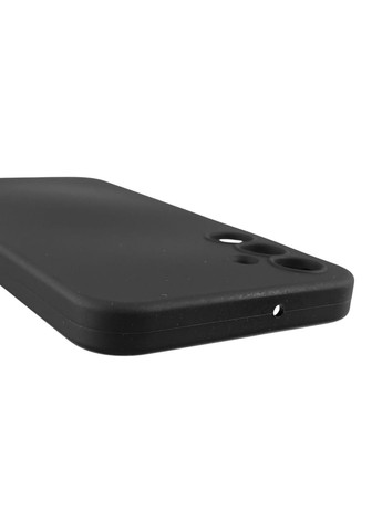 Чохол для Galaxy A15 (SM-A155M) силіконовий з мікрофіброю нековзний на самсунг а15 чорний Samsung (366390181)