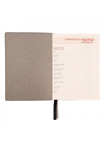 Ежедневник датированный 2025 А6 Jalino, мягкий, 352 страниц, 252603 Leo Planner (305572809)