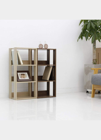 Книжковий стелаж з дерева Сервантес 38 мускат (КПС-381807) No Brand (328073223)