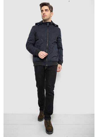 Синяя демисезонная куртка мужская демисезонная с капюшоном, цвет хаки, 244rl-9882al Ager