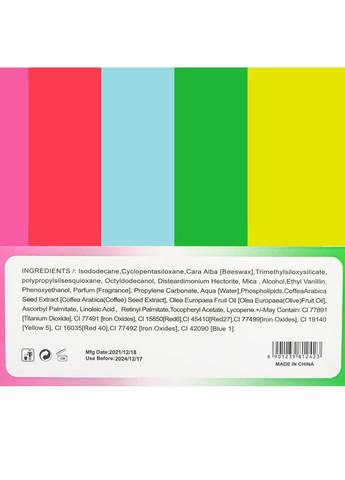 Блеск для губ с проявляющим цветом конфета 1242 (6шт в ассортименте) Mocallure (302965203)