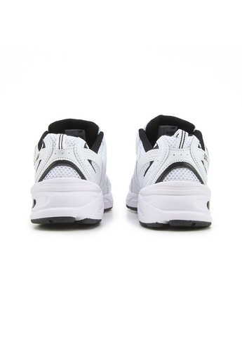 КРОССОВКИ ЖЕНСКИЕ NEW BALANCE 530 WHITE BLACK LOGO V2 НЬЮ БЕЛАНС 530 No Brand чёрные демисезоны (368862335)