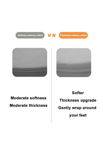 Набір із 2-х килимків для ванної та туалету «Листя» з ефектом пам'яті Антиковзаючий Сірий (7800703) No Brand (365280644)