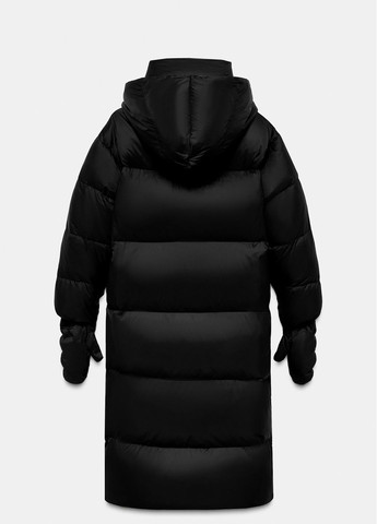 Черное демисезонное Пальто Zara