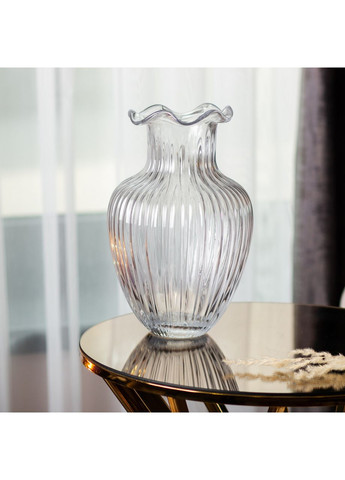 Декоративная фигурная ваза из стекла, 24,5 см. Yiwu (360454907)