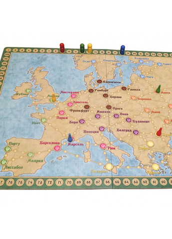 Настольная игра "Галопом по Европам" 0840 развивающая Artos Games (365641742)