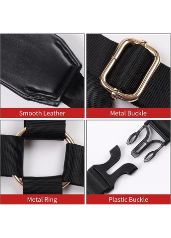 БДСМ-набір YEAHWOW Black Doggy Style Saddle set Lockink (369952120)