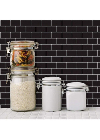 Самоклеюча поліуретанова плитка чорна цегла 305х305х1мм (D) SW-00001186 Sticker Wall (354658562)