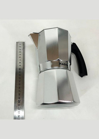 Гейзерна кавоварка MG-1003 450 мл, Маленька кавоварка на 3 чашки, Кавоварки з OA-902 нержавіючої сталі Magio (349822329)