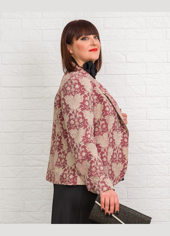 Бордовый женский пиджак 2010 Alenka Plus - демисезонный