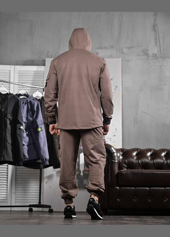 Стильний спортивний костюм чоловічий коричневий Stone Island (326990258)