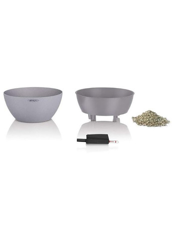 Кашпо Cubeto Stone 30 Quartz white (13837) Lechuza (323204816)