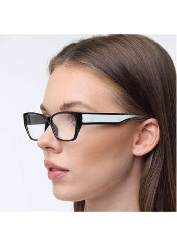 Женская пластиковая оправа с широкими дужками: стиль и комфорт на каждый день. Код 7038 С1 +2.0 Vizzini (365830828)