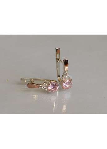 Серебряные серьги с золотом Silver Style (366813394)