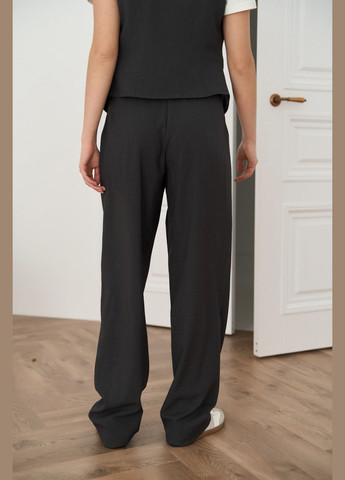Женские брюки палаццо цвет графит р.L 451489 New Trend (282426861)