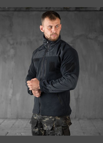 Тактична чоловіча демісезонна кофта на флісі синій No Brand (305076296)