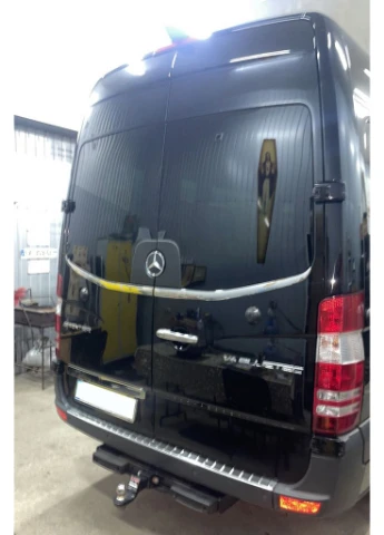 Кромка заднего стекла (2 шт, нерж) для Mercedes Sprinter W906 2006-2018 гг CARMOS (392182667)