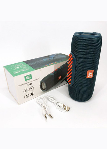 Портативная колонка Bluetooth TG341 со шнурком, Беспроводная колонка портативная мощная. Цвет: синий No Brand (359474472)