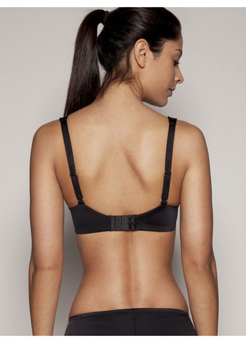 Чёрный бесшовный бюстгальтер спортивный 4915 Berlei с косточками полиамид, эластан