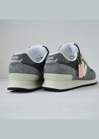 Кросівки жіночі замшеві сірі з білим топ якість низькі натуральна замша No Brand Кросівки сірі демісезони (336378025)