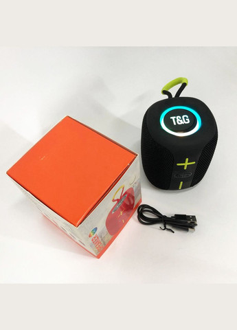 Портативна Bluetooth колонка TG658 8W з RGB підсвічуванням, Бездротова колонка потужна. Колір: чорний No Brand (359475302)