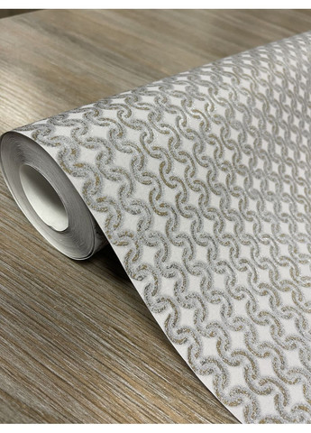 Метровые обои виниловые серые для кухни, коридора на флизелиновой основе 33609, рулон 10 м MARBURG (371776258)