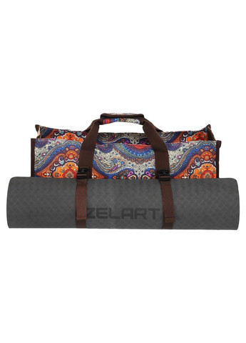 Сумка для йоги Yoga bag SP-DoYourYoga (размер 22х24х54см, полиэстер, хлопок, серо ) (FI-6971-1) SP-Sport (361433700)