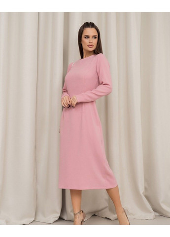 Розовое повседневный платье 13842 xl розовый ISSA PLUS